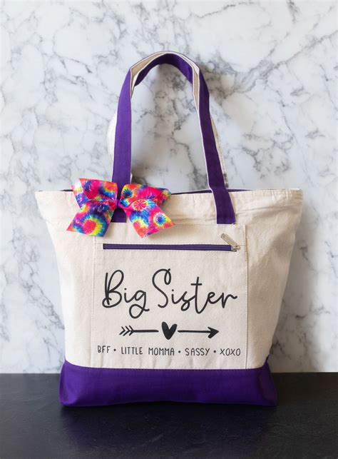 big sister bag gift set